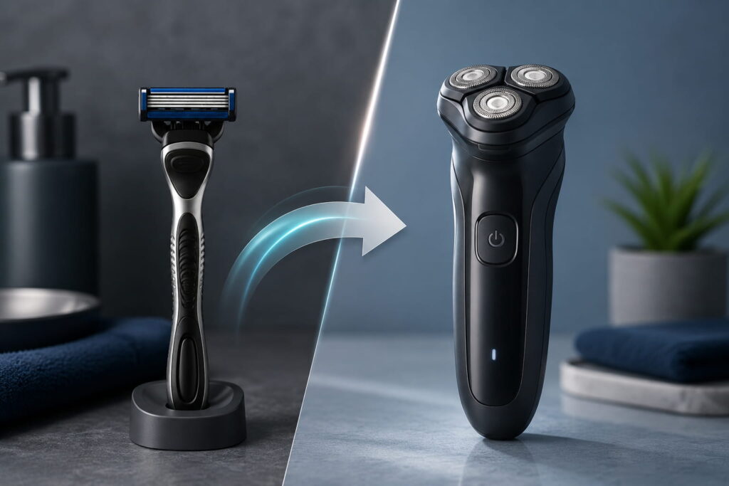 How to Switch from Cartridge to Electric Shaver