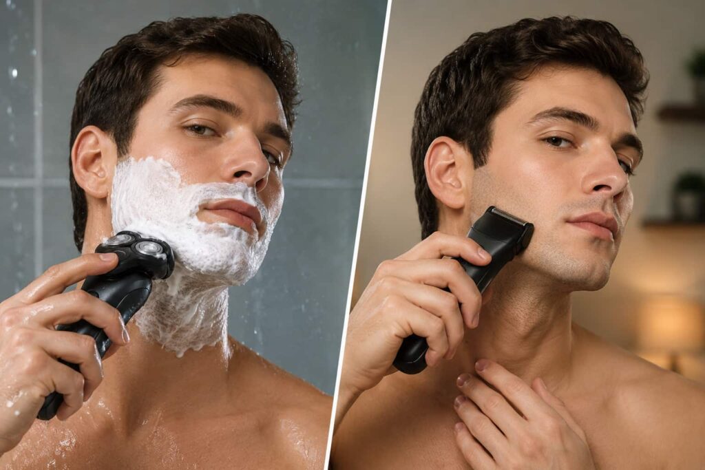 Wet vs Dry Electric Shaving: Complete Comparison Guide