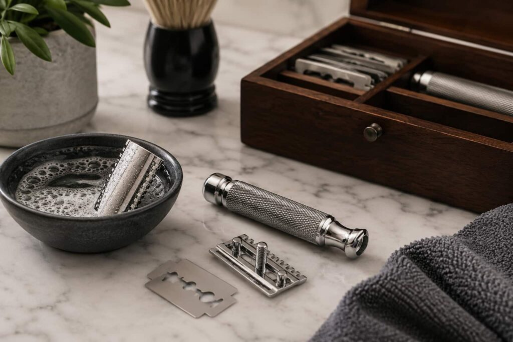 Safety Razor Maintenance: Cleaning, Storing and Blade Changing