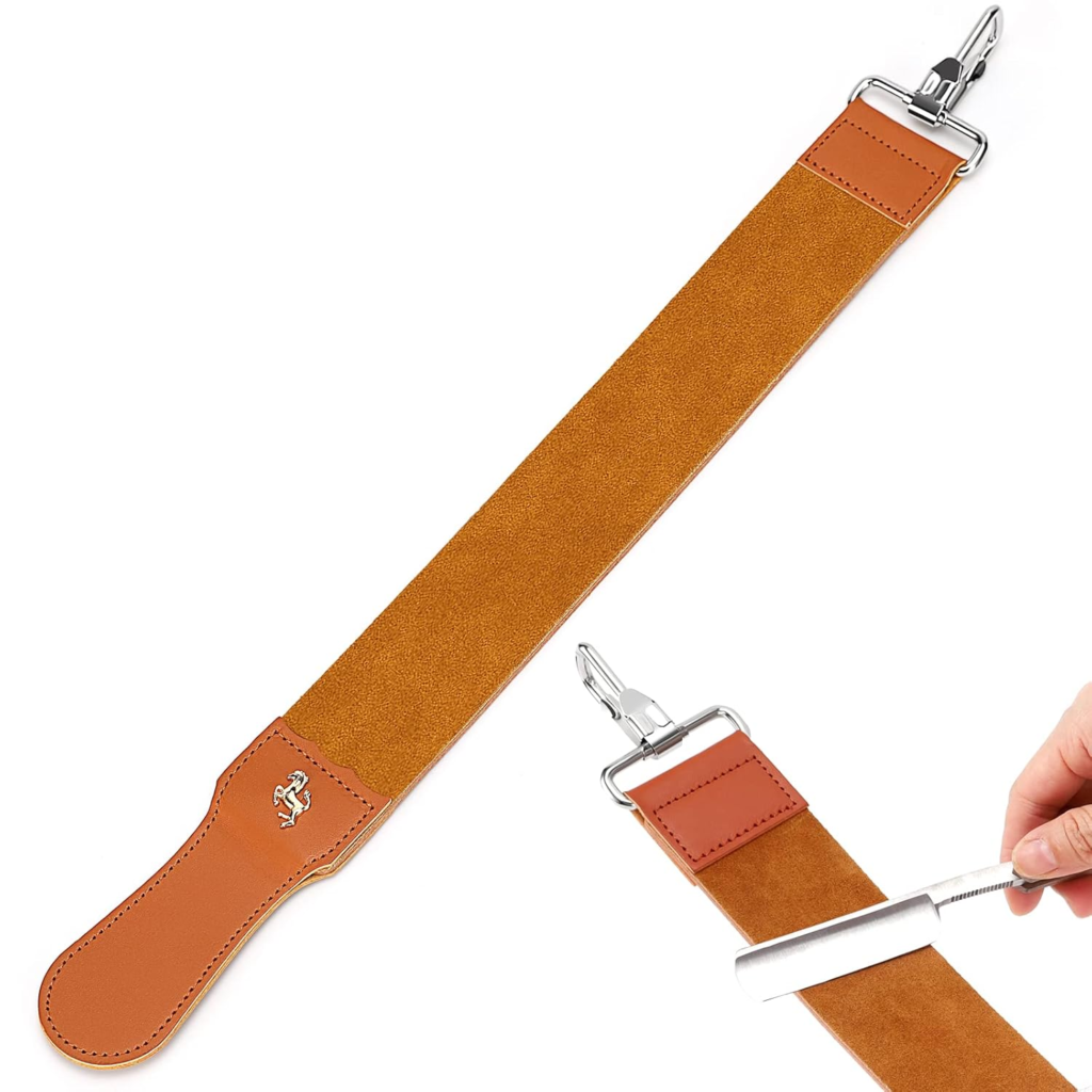 
Straight Razor Strop Leather Sharpening Strap Barber Leather