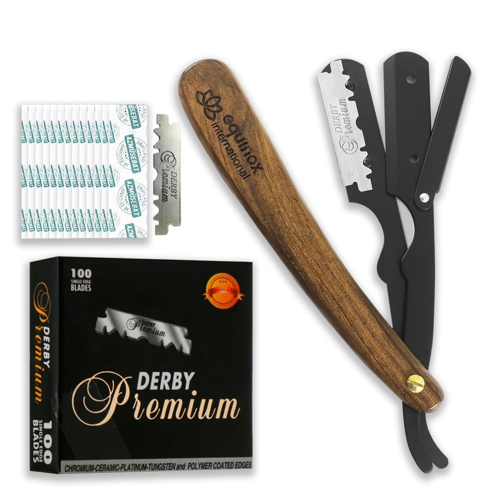 Equinox Professional Straight Edge Razor Kit