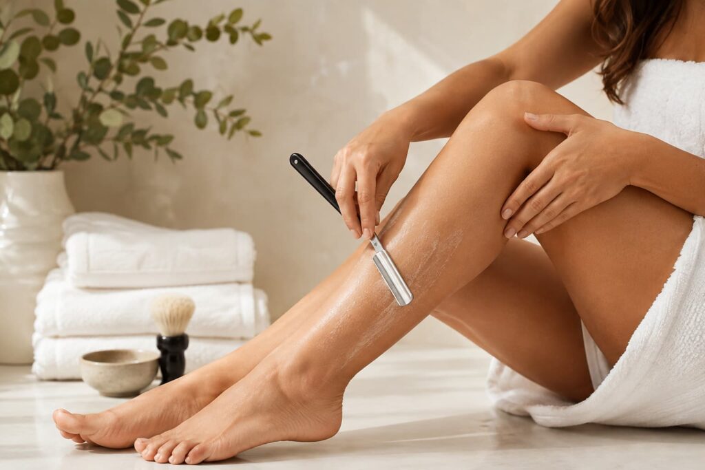 Can Women Use a Straight Razor? Legs and Body Shaving Guide